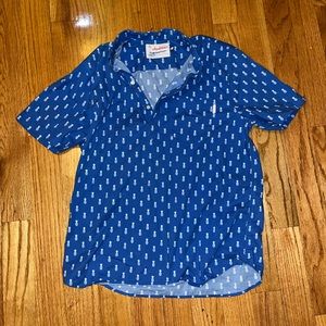 Chubbies Pineapple Blue Polo Shirt!
